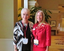 judy-with-FLA-VP-Diane-Van-Parys.-Diane-a-pst-member-of-Repub.-Women-of-Forsyth-County
